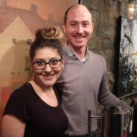 bar tender and server